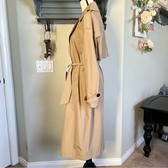 Zara wind and rain trench coat nwt - Picture 2 of 10